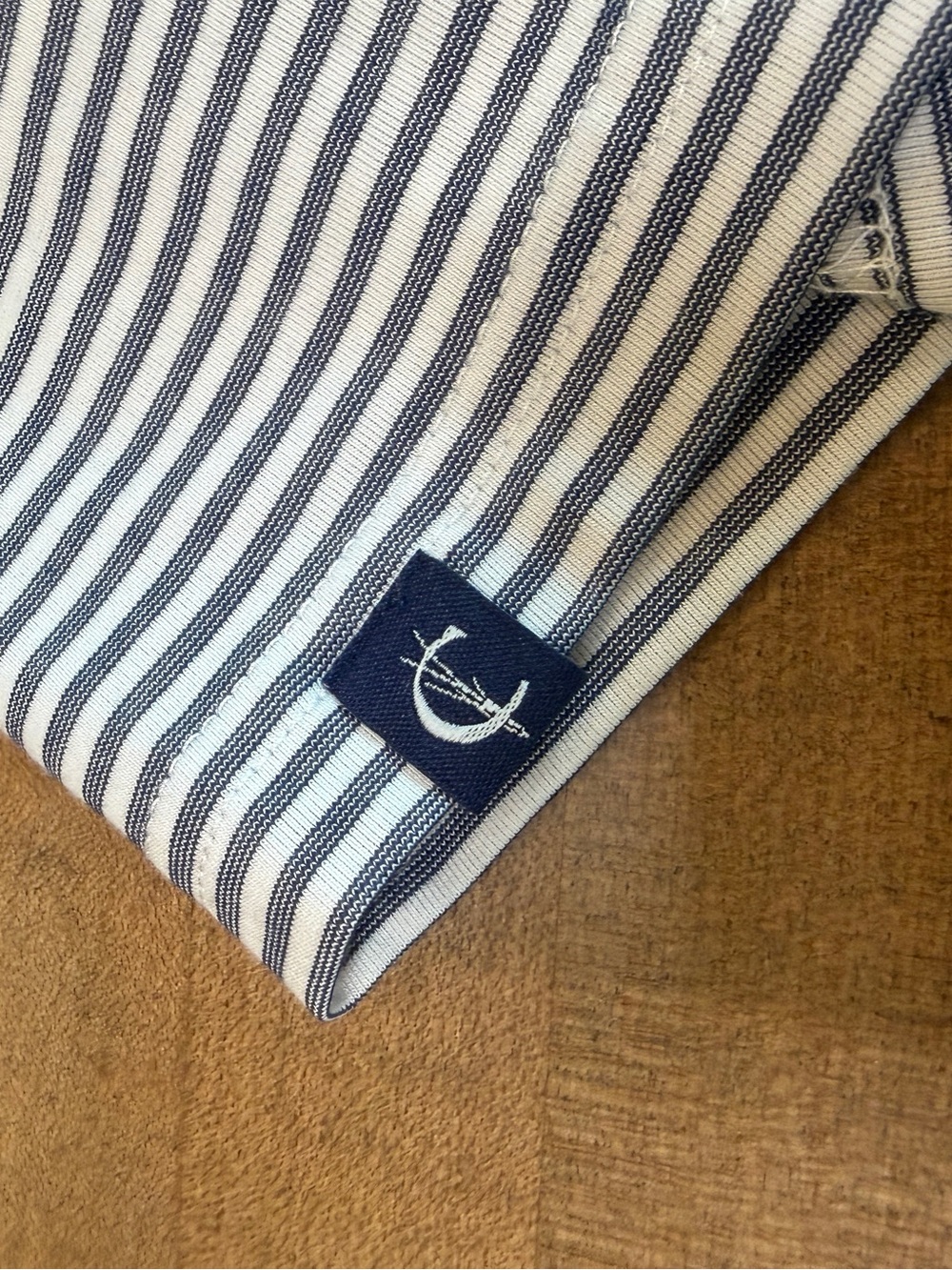 💙 Criquet Men's Performance Polo Shirt Navy/White Stripe 💙